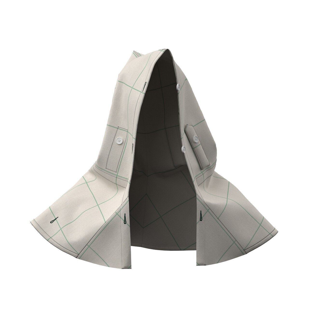 German Zeltbahn 31 Hood Bag